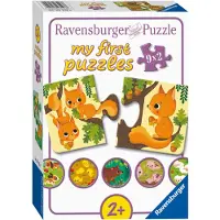Ravensburger Dieren en hun Kleintjes Puzzel, 9x2st.
