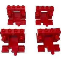 LEGO DUPLO Butoir chemin de fer rouge NOUVEAU Quantité 100x