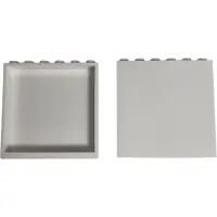 LEGO 1x6x5 Panneaux Élément mural Cadre blanc - 59349 NOUVEAU Quantité 50x