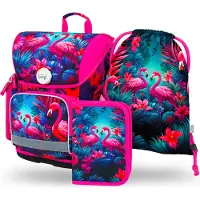 Baagl Set scolaire Ergo Flamingos
