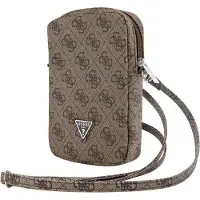 GUESS Handbag Guwbzp4Gftsw marron/Brown Zip 4G Triangle