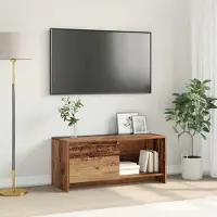 Prolenta Meuble TV exclusif - Ensemble de meubles TV de 90 x 35 x 40 cm, en bois composite
