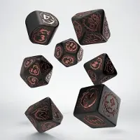 Q-workshop Dragons Modern: Obsidian Dice 7 Packs Marron Enfants
