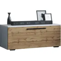 VCM Meubles Meuble Télévision | Planche | Armoire Meuble Télévision avec porte pliante large | Dimensions H. 39 x W. 95 x D. 40 cm | Fernseh Furniture – Arila S