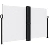 Syfax Auvent latéral rétractable blanc 140x1200 cm