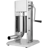 Zelsius Embossoir à saucisses professionnel , 3 litres, embossoir à saucisses en acier inoxydable
