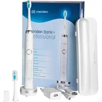 Meriden Brosse à dents électrique sonique SONIC + étui PROFESSIONAL WHITE + 2 brossettes de rechange