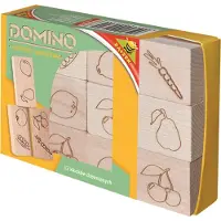 Baczek SPINNER Domino en bois - fruits et légumes 02315