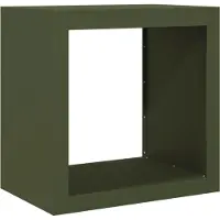 vidaXL Étagère à bois de chauffage Vert 60x40x60 cm Acier