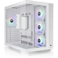 Thermaltake View 380 Tg Argb Pc Tower Case Blanc