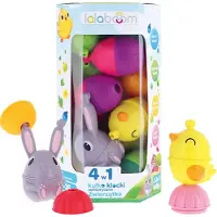 Trefl Lalaboom Blocs de balles Montessori 4in1 Animaux sensoriels 24 pièces