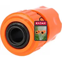 Kadax Raccord de tuyau en plastique ABS, pièce de raccordement pour tuyau d'arrosage, raccord rapide