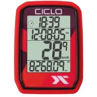 Ciclosport Compteur de Vitesse Sans Fil Protos 205 Rouge