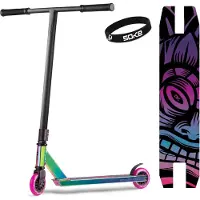 B2X Trottinette Trick SOKE EVO Street Noir Néochrome