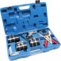 Wiltec Pince à segments Coffret d’outils pour le montage et nettoyage des segments de piston Collier Serre-segment