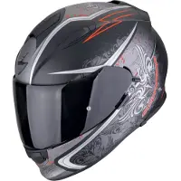 Scorpion EXO-491 Run Noir Rouge Casque Intégral Taille XL