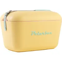 Polarbox Glacière 20L Design rétro Sac isotherme camping vintage - Couleur : Amarillo