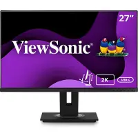 Viewsonic VG2756-2K - LED-Monitor - 68.6 cm (27) - 2560 x 1440 QHD @ 60 Hz - IPS - 350 cd/m² - 1000:1 - 5 ms - HDMI, DisplayPort, USB-C - Lautsprecher