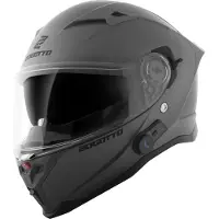 Bogotto H153 BT Mat Gris Bluetooth Casque Taille XS