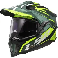 LS2 Mx701 Explorer Spire Full Face Helmet Vert L