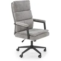 Halmar Fauteuil pivotant ADRIANO gris clair