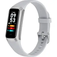 INF Montre Connectée Élégante avec Suivi Santé et Personnalisation Argent