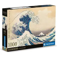 Clementoni Puzzle 1000 Compact Museum Hokusai 39707