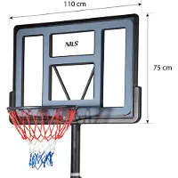NILS Panier de basket Extreme À hauteur réglable