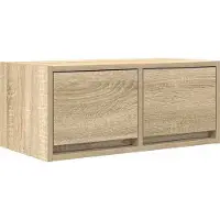 Syfax Meuble TV chêne sonoma 60x31x25,5 cm bois d'ingénierie