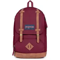 JanSport sac à dos de loisirs sac à dos pour ordinateur portable Cortlandt Backpack Russet Red framboise