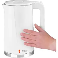 Ecg RK 1702 Safe to Touch White | Bouilloire électrique | 1,7 L | Cool Touch |