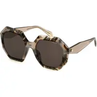 Police Splm10-540am5 Woman Sunglasses Marron Femme