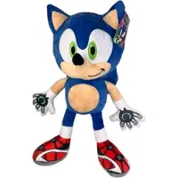 Disney Peluche Sonic Prime – Douce et câline avec boucle (30 cm) Bleu Taille unique