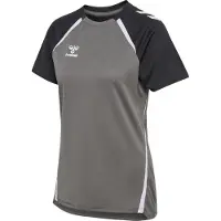 Hummel T-shirt fonctionnel 'Lead 2.0' gris / gris foncé / blanc