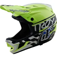 Troy Lee Designs D4 Polyacrylite Fifty-50 Mips Downhill Helmet Jaune XL