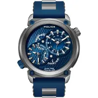 Police Boa Watch Bleu Homme