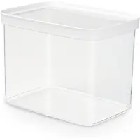 EMSA N1142500 OPTIMA Bocal de conservation à sec avec fermeture hermétique, blanc