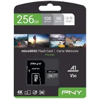 PNY Carte mémoire micro SD avec adaptateur Pro Elite C10