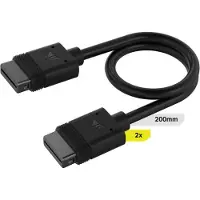 Corsair Cl-9011120-ww Pc Connector Cable 2x200 Mm Argenté
