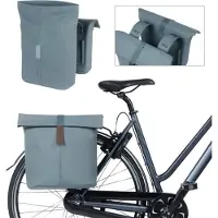 Basil Doppelpacktasche City bleu graphite, 12x29x30 cm, 28-32ltr