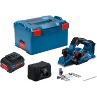 Bosch GHO 18V-26 Professional Rabot sans fil 18 V 2,6 mm Brushless + 1x batterie ProCORE 5,5 Ah + L-Boxx - sans chargeur