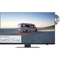 Reflexion LDDX24iBT_Black Smart TV avec lecteur DVD intégré pour caravane 12/24/230 volts
