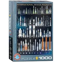 Eurographics Puzzle Fusées spatiales internationales, 1000 pièces, 68 x 48 cm, 6000-1015