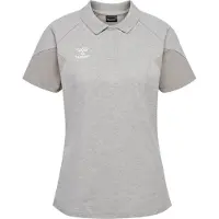 Hummel hmlTRAVEL POLO WOMAN - light grey melange, Taille:XL