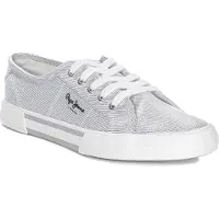 Pepe Jeans Baskets basses 'Brady Party' noir / argent