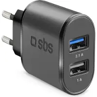 SBS Chargeur de batterie Fast Charge avec deux ports USB