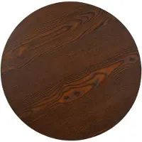 vidaXL Table de bistrot brun foncé 60 cm MDF