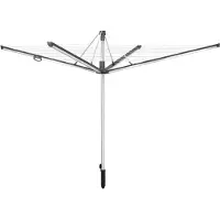 Leifheit Linomatic Plus 500 Séchoir Parapluie avec Base - 50 Mètres