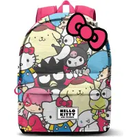 KARACTERMANIA - Plecak Hello Kitty Friends 44cm, Oficjalny Produkt Szkolny