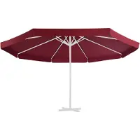 vidaXL Housse de rechange pour parasol Bordeaux rouge 500 cm